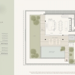 3-4 bedroom pool villas in the 5-Star Layan Bay area, Phuket 4-bedroom ground floorplan PSV-LAY-1041