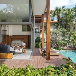 3-4 bedroom pool villas in the 5-Star Layan Bay area, pool deck and living area PSV-LAY-1041