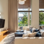 3-4 bedroom condos and penthouses near Layan Beach, Phuket lounge with tv PSC-LAY-1038