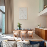 3-4 bedroom condos and penthouses near Layan Beach, Phuket dining area and outdoor lounge PSC-LAY-1038