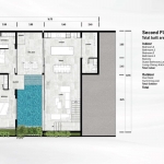 3-4 Bedroom Modern Tropical Sea View Villas Near Layan Beach Phuket Second Floor Plan