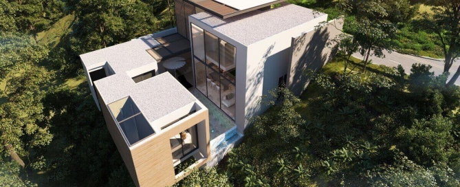 3 Bedroom Sea View Modern Tropical Pool Villas for Sale near Layan Beach, Phuket