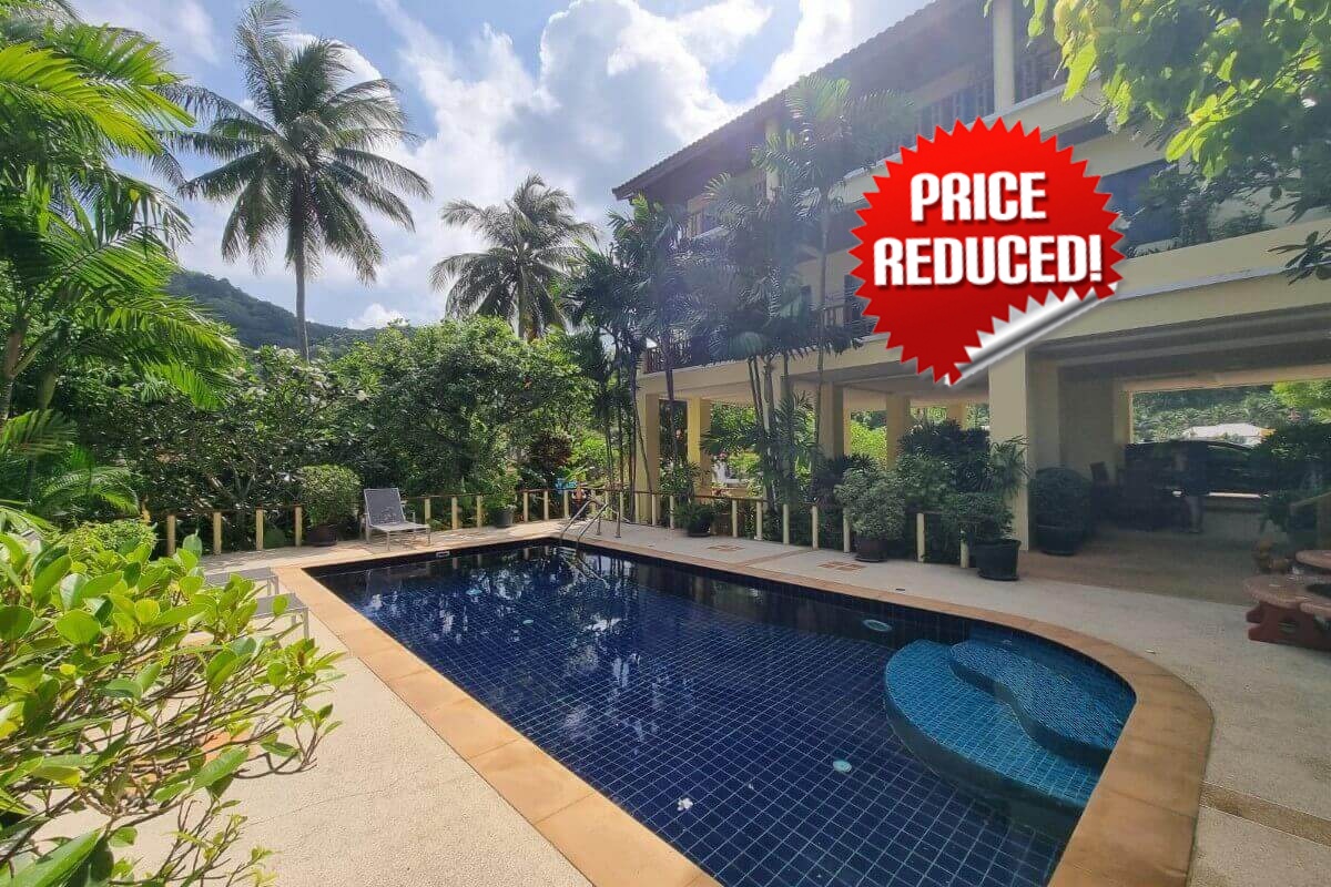 3 Bedroom Sea View Pool Villa on Large Plot for Sale by Owner near Kata Beach, Phuket