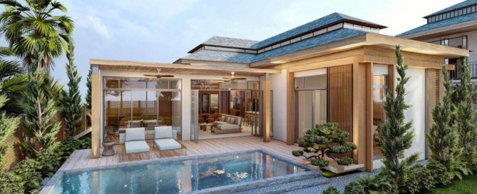 3-4 Bedroom Pool Villas for Sale in Saiyuan in Rawai, Phuket