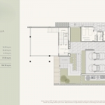 3-4 bedroom pool villas in the 5-Star Layan Bay area, Phuket 3-bedroom 2nd level floorplan PSV-LAY-1041