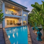 4-bedroom standalone pool villa near Rawai Beach, Phuket exterior shot with pool PSV -RAW-1040