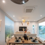 3-bedroom pool villas for sale near Stay Resort in Rawai, Phuket dining and living area with pool access PSV-RAW-1060