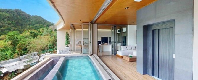 3-4 Bedroom Pool Villas with Panoramic Mountain Views for Sale near Bang Tao Beach, Phuket