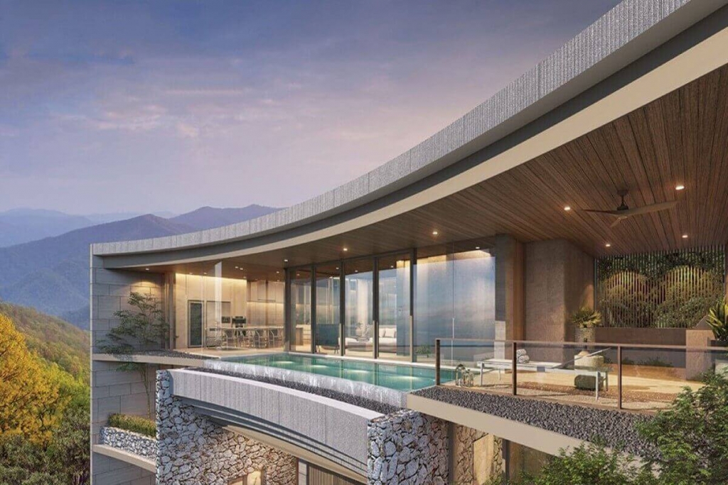 3-4 Bedroom Pool Villas with Panoramic Mountain Views for Sale near Bang Tao Beach, Phuket