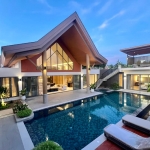 4 Bedroom Modern Oriental Pool Villas for Sale near Laguna Area in Cherng Talay, Phuket