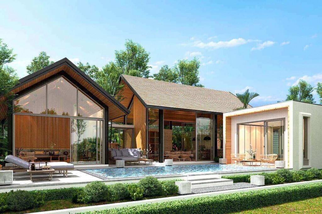 2 or 3 Bedroom Pool Villas for Sale near Ban Bang Niew Dam Reservoir in Thalang, Phuket