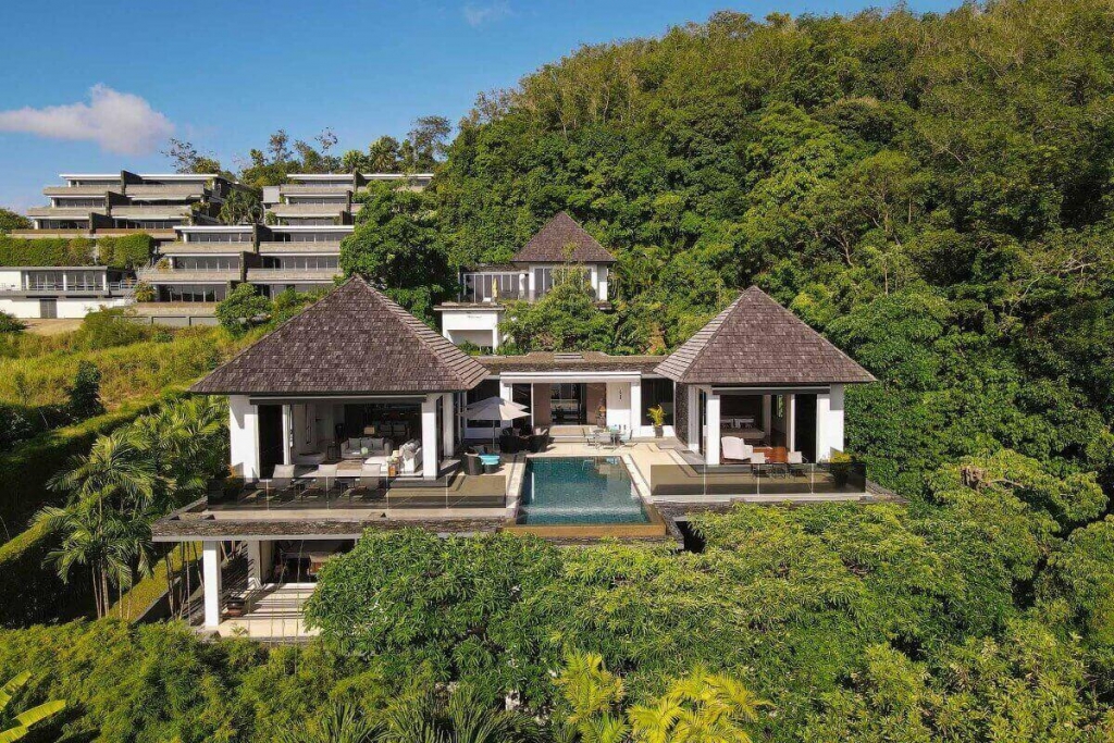 5 Bedroom Sea View Luxury Pool Villa for Sale near Layan Beach, Phuket