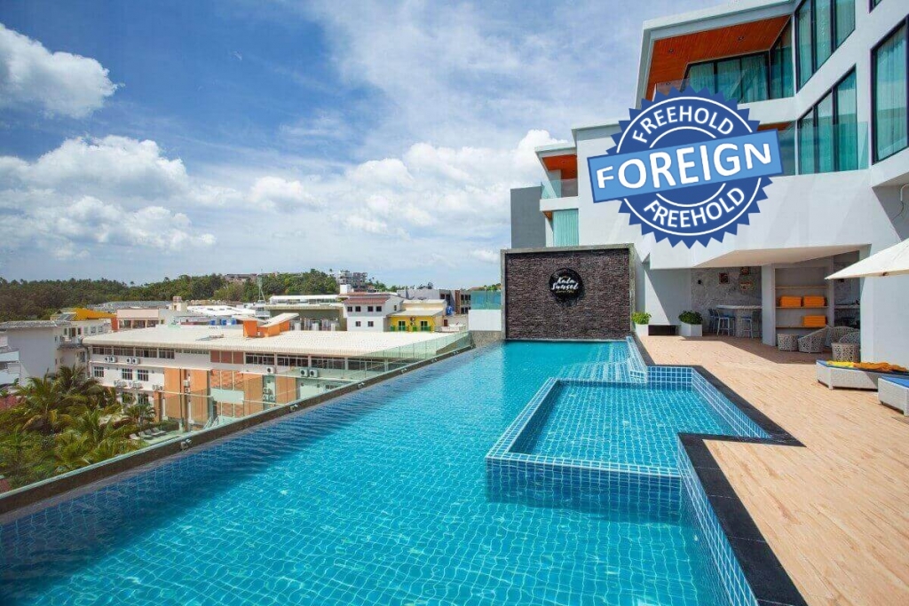 Ausländische Eigentumswohnung mit 1 Schlafzimmer zum Verkauf durch den Eigentümer im VIP Kata, 500 Meter vom Kata Beach, Phuket entfernt