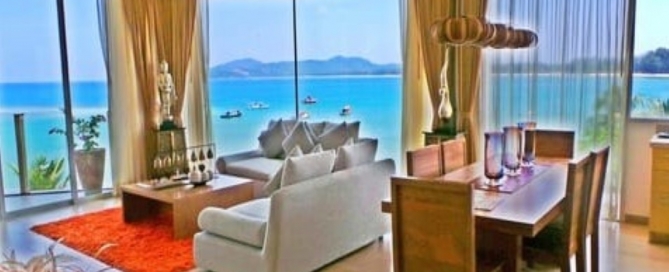 2 Bedroom Absolute Beachfront Penthouse Condo for Sale on Bang Tao Beach, Phuket