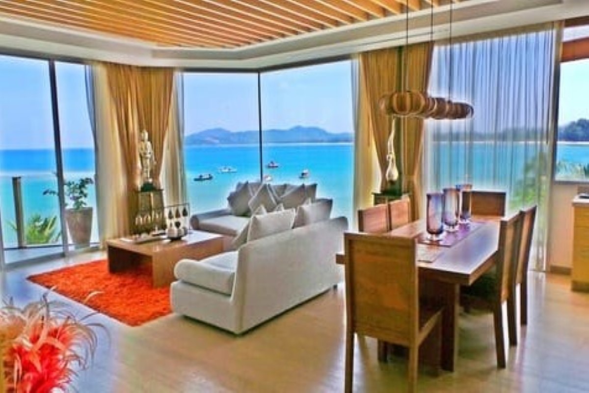 Absolute Penthouse-Wohnung mit 2 Schlafzimmern direkt am Strand zum Verkauf am Bang Tao Beach, Phuket