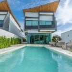 3–4 bedroom pool villa with large pool in Rawai, Phuket exterior view with large pool PSV-RAW-1099