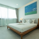 3–4 bedroom pool villa with large pool in Rawai, Phuket bedroom 2 with painting PSV-RAW-1099