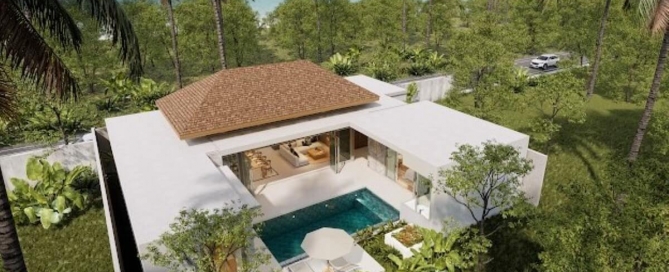 3 Bedroom Fully-Furnished Pool Villa near Laguna for Sale in Cherng Talay, Phuket