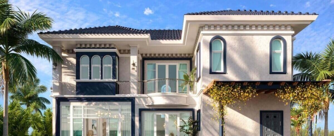 3 Bedroom Modern Neoclassical Pool Villa for Sale near Laguna in Cherng Talay, Phuket