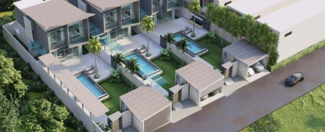 3 Bedroom Modern Pool Villa Under Construction for Sale near Rawai Beach, Phuket