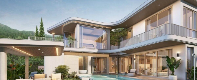 4 Bedroom Modern Family Pool Villa for Sale on Saiyuan Road in Rawai, Phuket