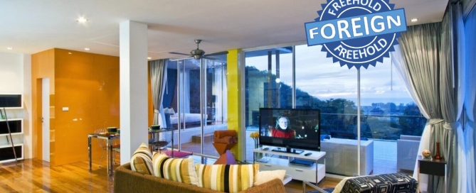 2 Bedroom Sea View Foreign Freehold Penthouse Condo for Sale near Kamala Beach, Phuket