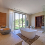 3-6 bedroom sea view pool villas near Layan Beach, Phuket bathroom with bathtub PSV-LAY-1114