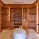 3-6 bedroom sea view pool villas near Layan Beach, Phuket walk-in closet with wood finish PSV-LAY-1114