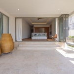 3-6 bedroom sea view pool villas near Layan Beach, Phuket bedroom and terrace tv PSV-LAY-1114
