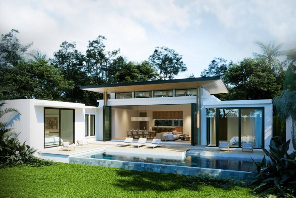 3-4 Bedroom Modern Tropical Pool Villas for Sale Walking Distance to Rawai Beach, Phuket