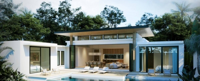 3-4 Bedroom Modern Tropical Pool Villas for Sale Walking Distance to Rawai Beach, Phuket