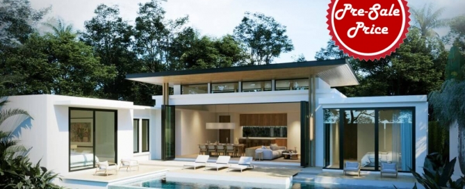 3-4 Bedroom Modern Tropical Pool Villas for Sale Walking Distance to Rawai Beach, Phuket