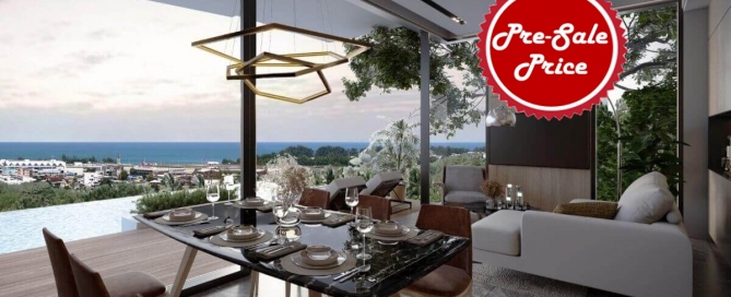 3 Bedroom Sea View Pool Villa for Sale in Thalang near Phuket International Airport