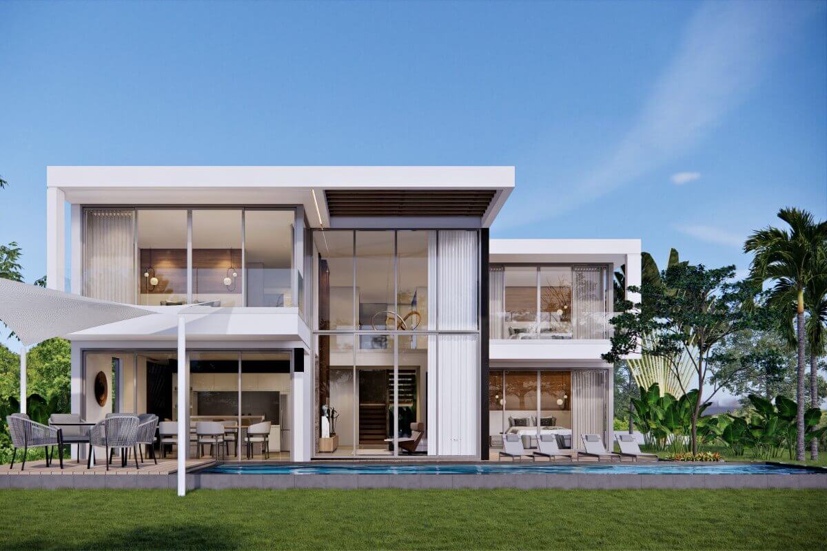 3-4 Bedroom Eco-Friendly Smart-Home Pool Villas for Sale near Lotus’s in Chalong, Phuket