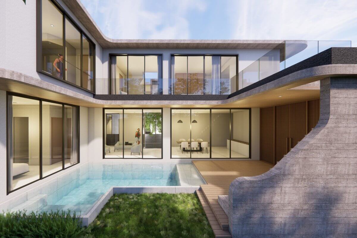 3-4 Bedroom Brand New Modern Pool Villas Walk to Nai Thon Beach, Phuket