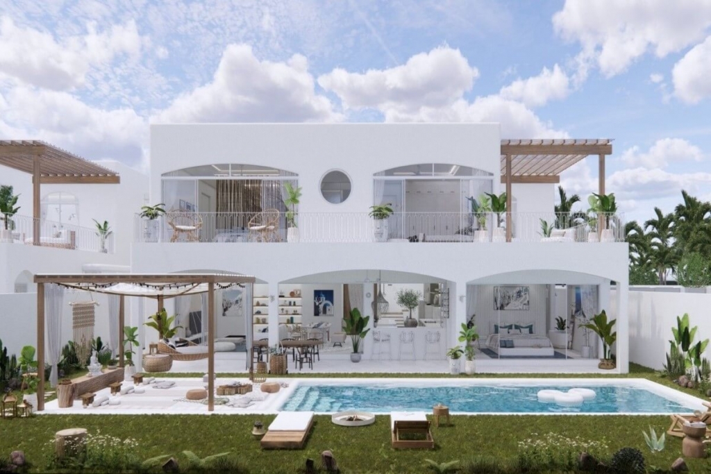 3-4 Bedroom Mediterranean Inspired Pool Villas for Sale near Nai Harn Beach in Rawai, Phuket