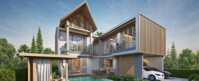 3-4 Bedroom Tropical Pool Villas for Sale Walk to Catch Beach Club & Bang Tao Beach, Phuket