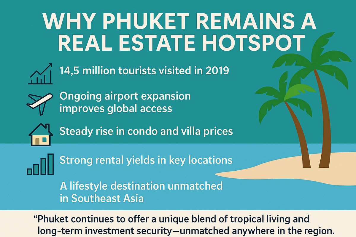 Why Phuket is attractive to retire and live as an Expatriate.