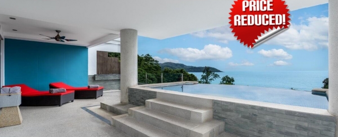 3 Bedroom Penthouse Pool Condo Overlooking the Sea Walk to Kata Beach in Phuket