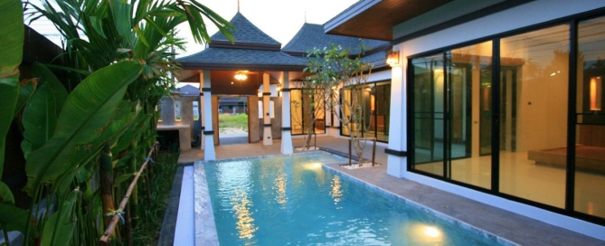 3 Bedroom Thai-Balinese Style Family Pool Villa for Sale near BCIS in Chalong, Phuket