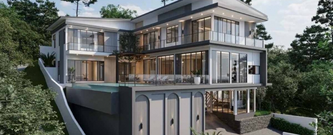5-6 Bedroom Mountain View Luxury Pool Villas for Sale in Soi Naya in Rawai, Phuket