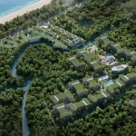 1-3 bedroom seaside wellness condos near Bang Tao Beach Phuket aerial view PSC-BAN-1182
