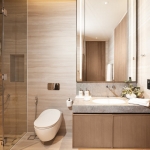 1-3 bedroom seaside wellness condos near Bang Tao Beach Phuket toilet and shower PSC-BAN-1182