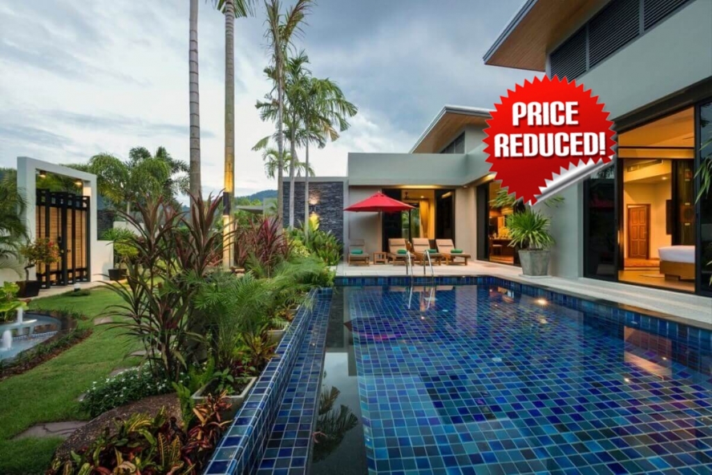 3+1 Bedroom Newly Renovated Modern-Zen Pool Villa for sale near Nai Harn Beach, Phuket