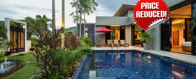 3+1 Bedroom Newly Renovated Modern-Zen Pool Villa for sale near Nai Harn Beach, Phuket