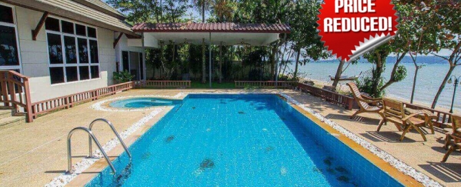 3 Bedroom Beachfront Pool Villa For Sale in the Chalong Bay Area in Rawai, Phuket