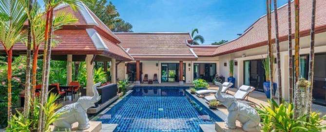 4 Bedroom Pool Villa (+ 2 Cars) on Large 995 Sqm Plot for Sale near Nai Harn Beach, Phuket