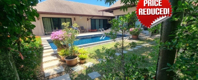Villa thaï-balinaise avec piscine de 2-3 chambres rénovée en 2022 à vendre à Rawai, Phuket
