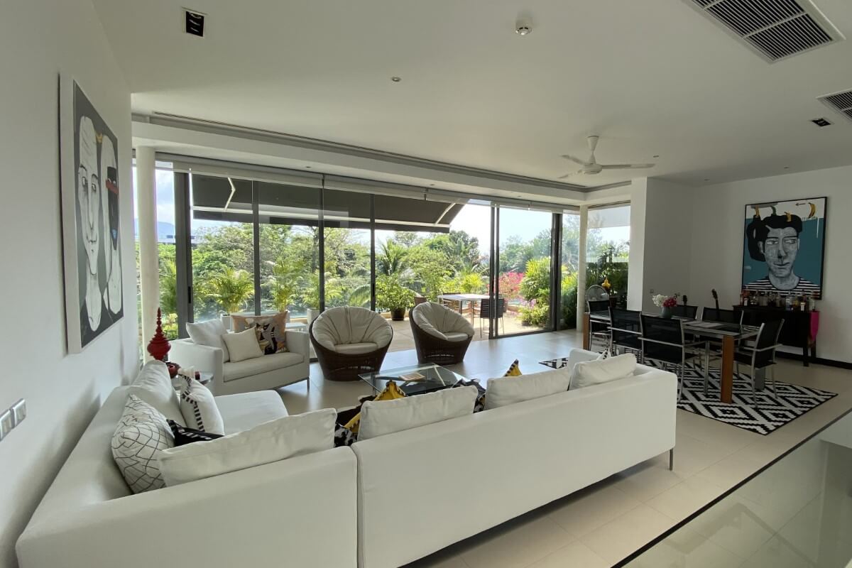 3 m² große Maisonette-Wohnung mit 300 Schlafzimmern zu verkaufen, nur wenige Gehminuten vom Layan Beach, Phuket entfernt