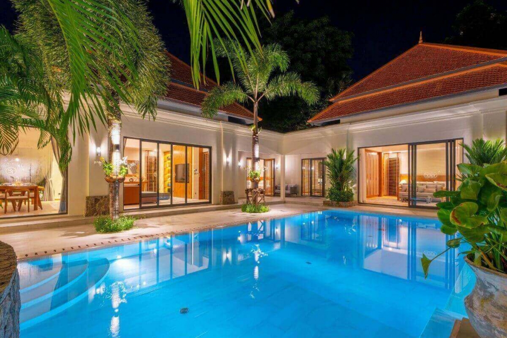 4+1 Bedroom Renovated in 2023 Thai-Balinese Pool Villa for Sale near Bang Tao Beach, Phuket